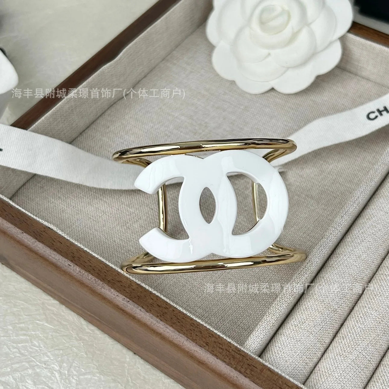 Fashion Classic Acrylic Black Bracelet Versatile Explosive Black Acrylic Bracelet