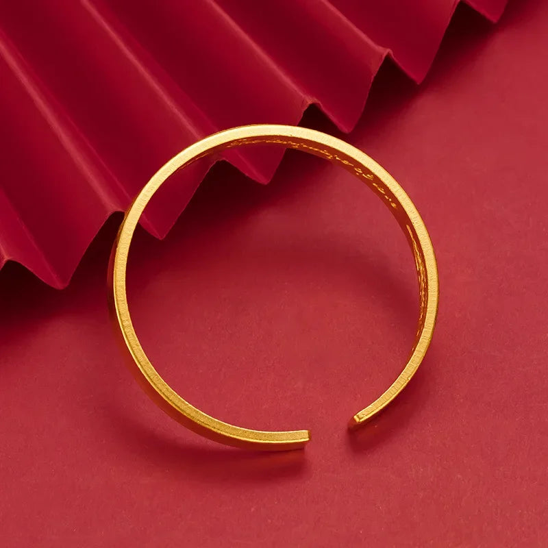 GoldGold Edition Women's Feather Bracelet Fashion Boutique Wind  Texture Printing Leaf BraceletL