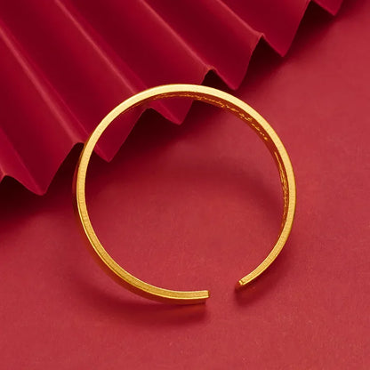 GoldGold Edition Women's Feather Bracelet Fashion Boutique Wind  Texture Printing Leaf BraceletL